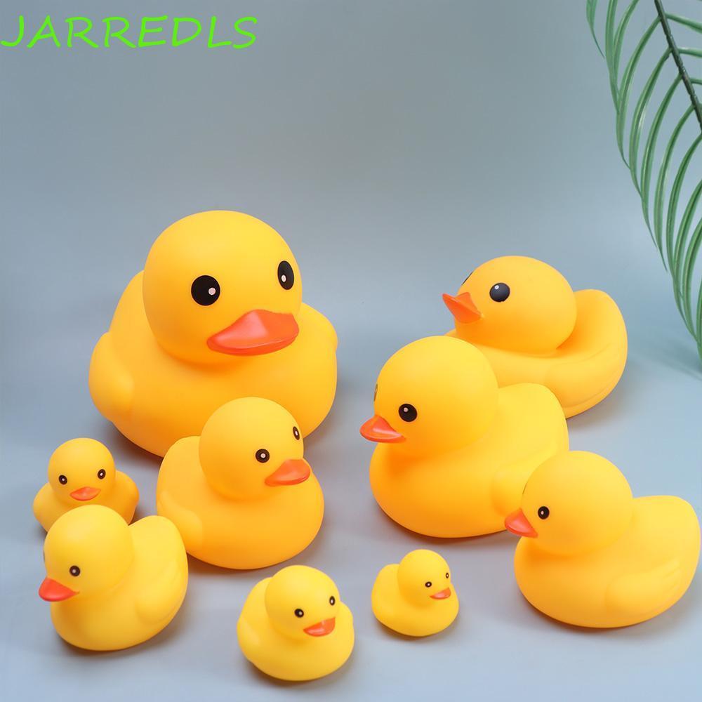 Vịt JARREDLS với đồ chơi tắm âm thanh Bóp, với âm thanh Bóp Đồ chơi tắm cho bé Vịt vàng mềm, Đồ chơi