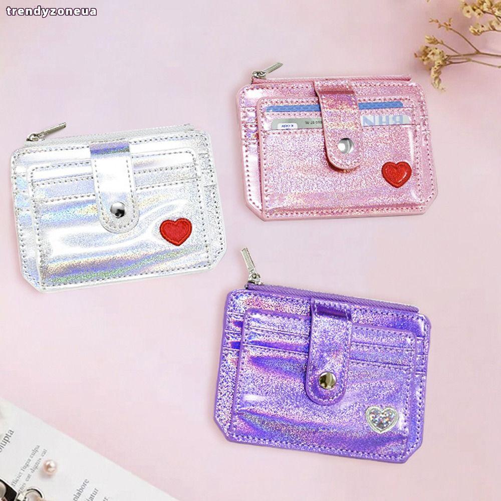 TRENDYZONEUA Slim Wallet mini Multi Card Sequins Thẻ ID
