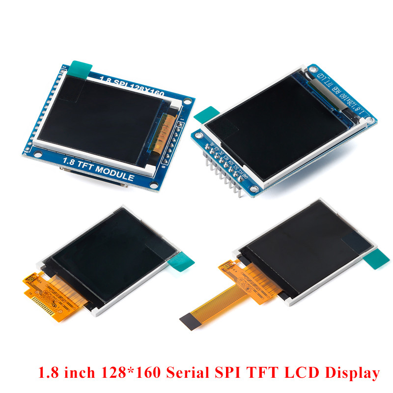 1.8 "1.8 inch 128x160 SPI Màn hình LED LCD TFT Full Color 128 * 160 Module ST7735S 3.3V Thay thế Đầu