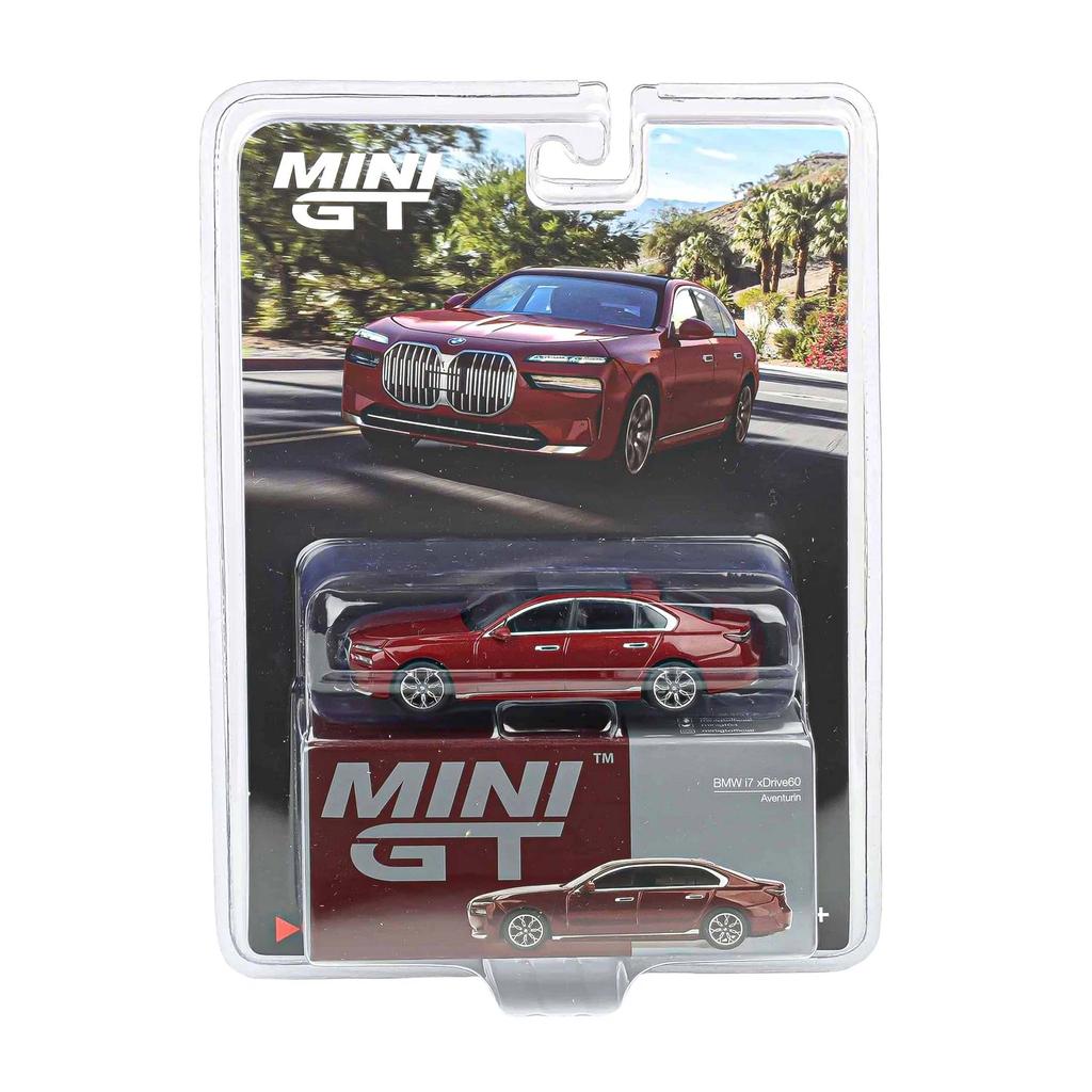 Mini GT Card Version MGT00952 BMW i7 xDrive60 Aventurin