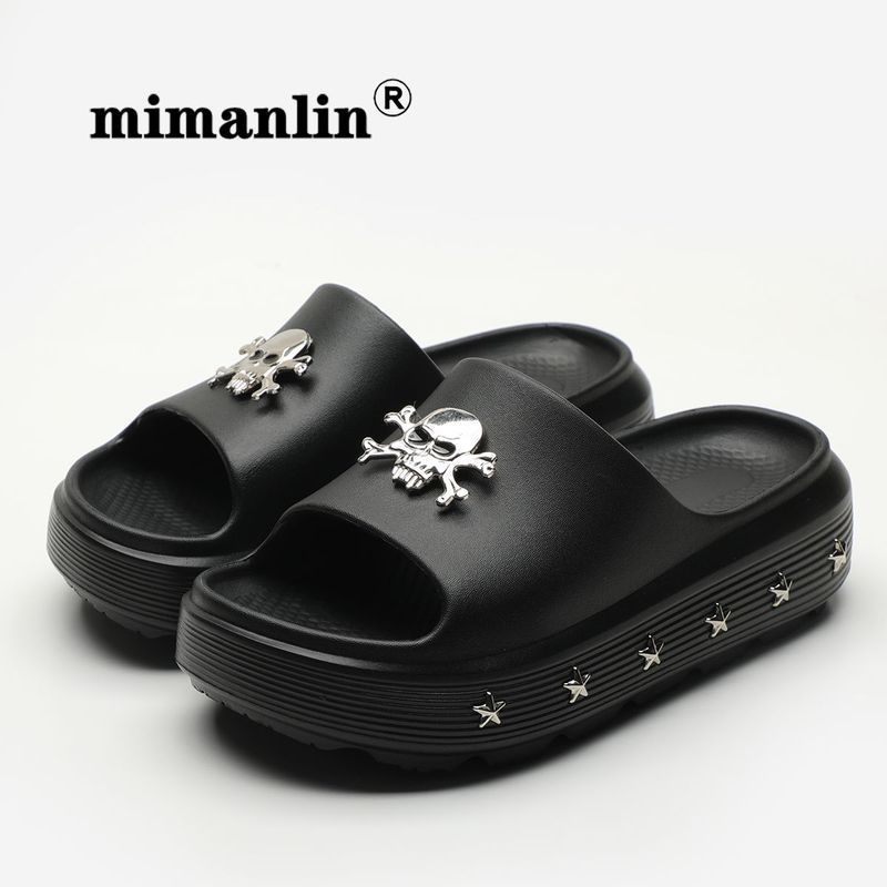 【JsS】High-rise Slippers for Women's 2025 New Hot Style Ins Trendy Indoor Anti-slip Deodorant Exterio