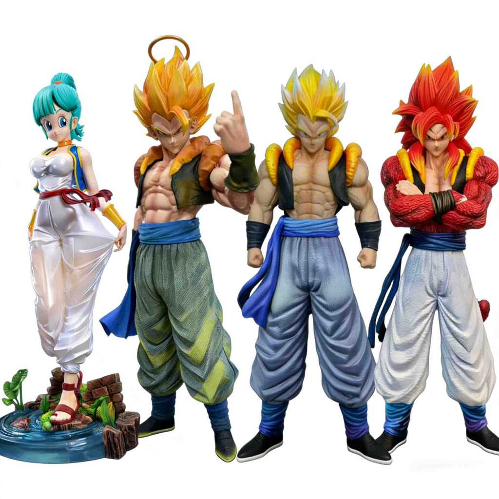Dragon Ball Gogeta Bulma Fusion Gogeta GK Anime Hình Cảnh Mẫu Hợp Thời Trang Sưu Tập
