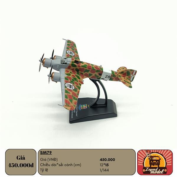 Mô hình máy bay SM79 1/144