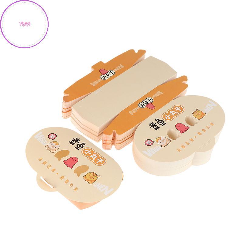 Yiyi 100 Chiếc Dùng Một Lần Bạch Tuộc Bóng Bao Bì Hộp Thực Phẩm Đường Phố Nhật Bản Takoyaki Takeaway