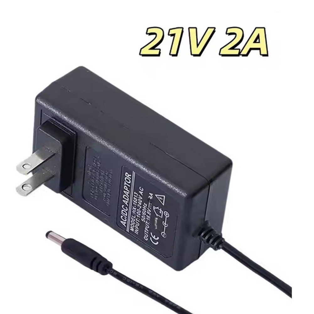 Bộ sạc pin Lithium 21V 2A DC 55mm Bộ chuyển đổi nguồn 24W để sử dụng tại nhà và du lịch