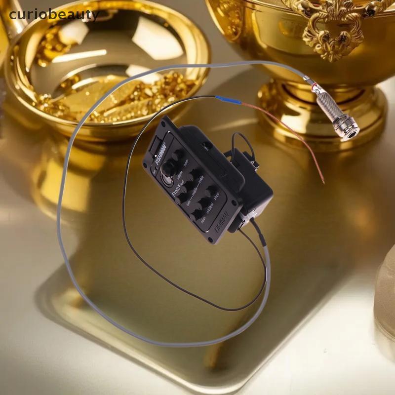 {CURUI} 301 201 Fishman Acoustic Guitar Pickup Hộp Điện Equalizer EQ Tuner Guitar Amplifier Fishman 