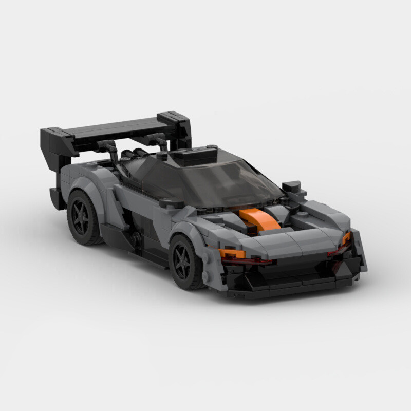 Khối xây dựng MOC Tương thích với Lego 91875 McLensena GTR Racing Car F1 Model Car Model Toy Set Quà