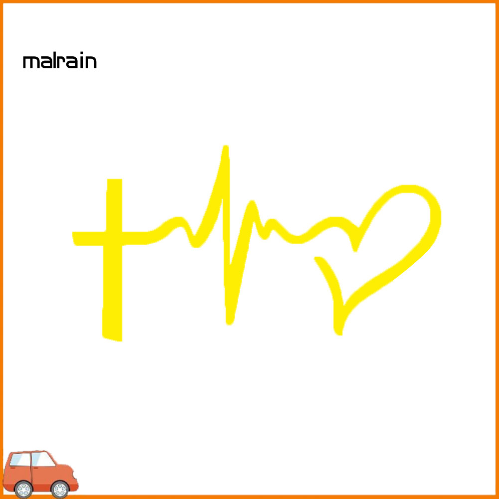 [Ma] Faith Hope Love Heart Sticker Car-Styling Vehicle Window Body Bumper Decal Decor