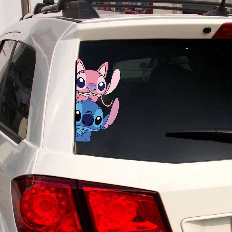 Stitch Star Baby Stitch Bumper Stickers Bumper Body Automobile Sticker Bumper Stickers Paper Cartoon