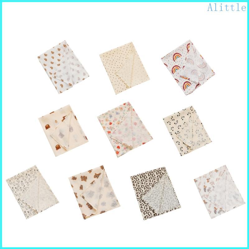 Alia Baby Muslin Swaddle Chăn Cho Bé Trai Bé Gái Thoáng Khí Thân Thiện Với Da Bọc Mềm Cotton- Muslin