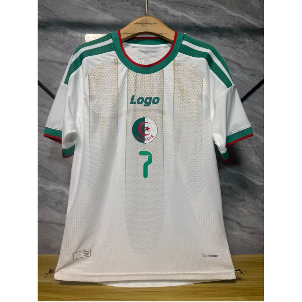 Vấn đề cầu thủ Algeria 2026 World Cup Jersey Nam Algeria Nhà tay ngắn Áo thun bóng đá