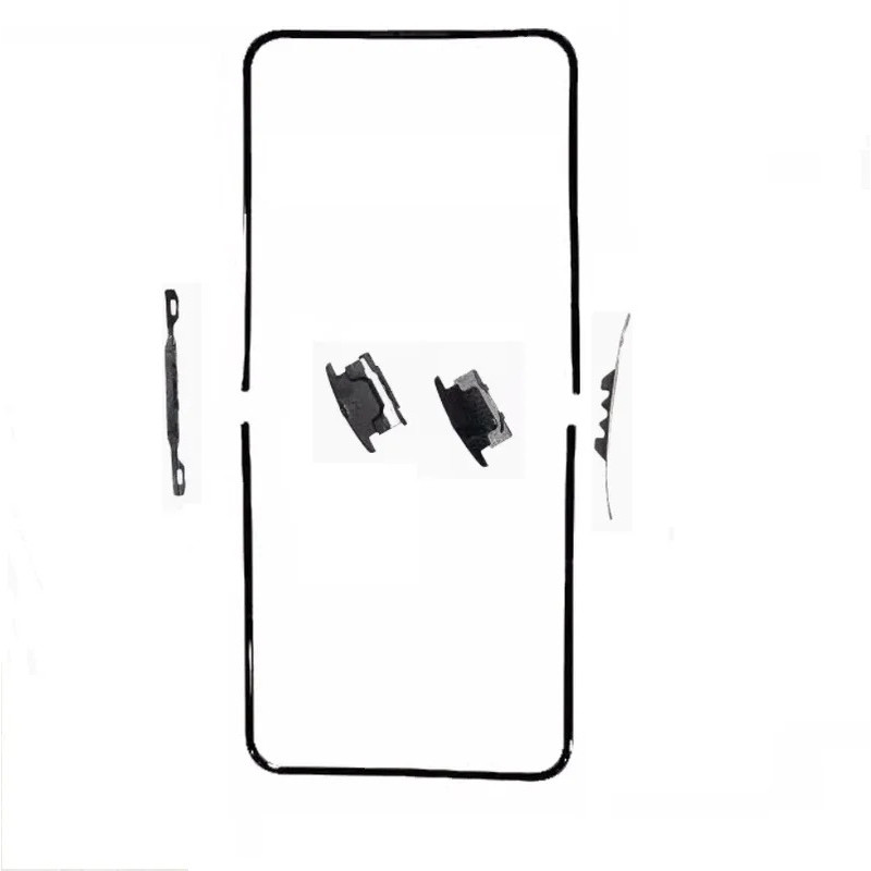 Z Flip 5 Khung LCD Giá Đỡ Màn Hình Có Khóa Giữa Mềm Pad Cho Samsung Z Flip5 F731B F731N Khung Giữa V
