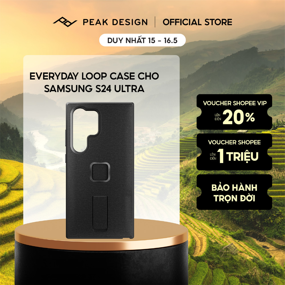 Ốp lưng Peak Design Everyday Loop Case cho Samsung S24 Ultra - Hàng chính hãng