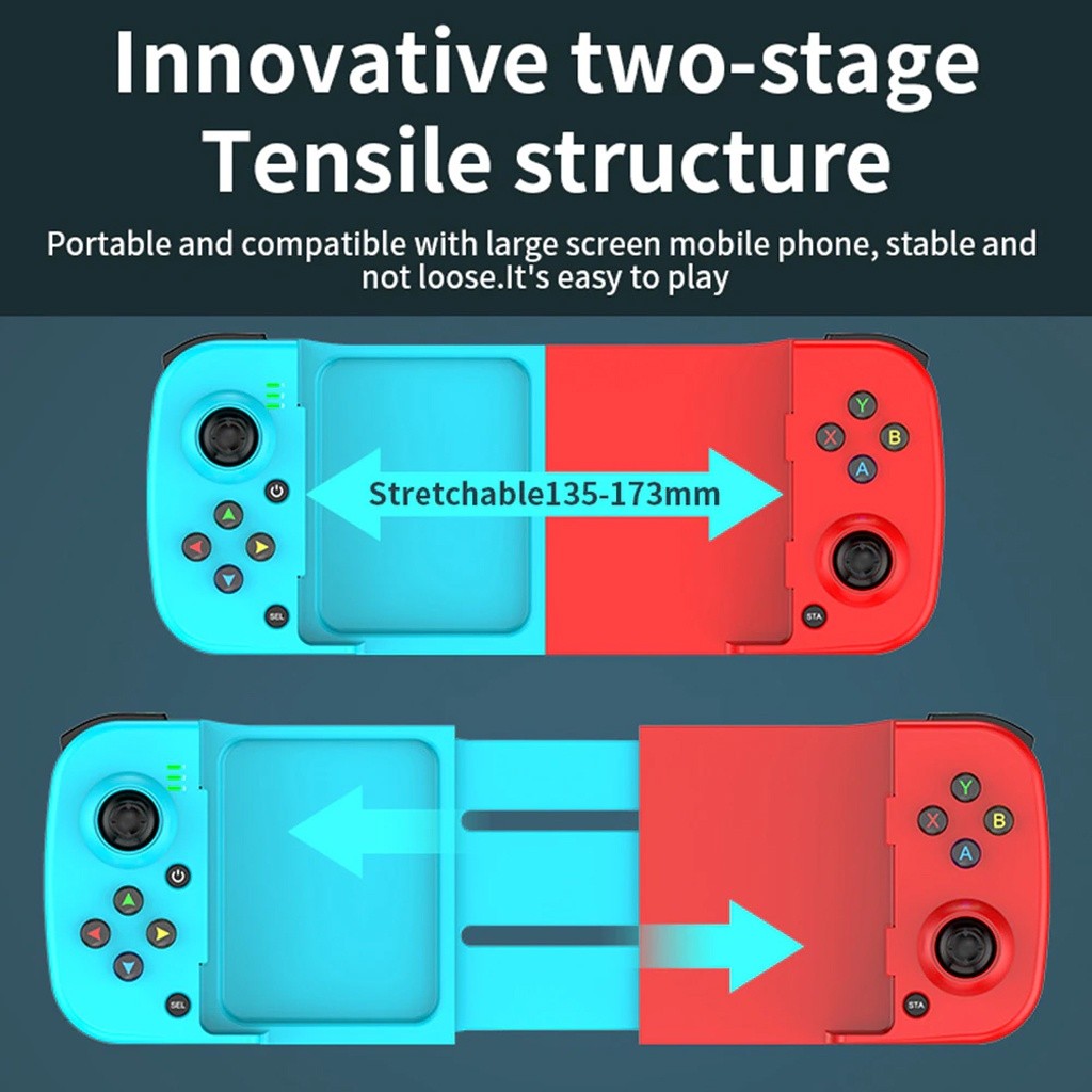 sufur Tay cầm chơi game BSP-D3 D5 dùng cho Switch/Android/PC đa nền tảng có LED, SD APP ShootingPlus