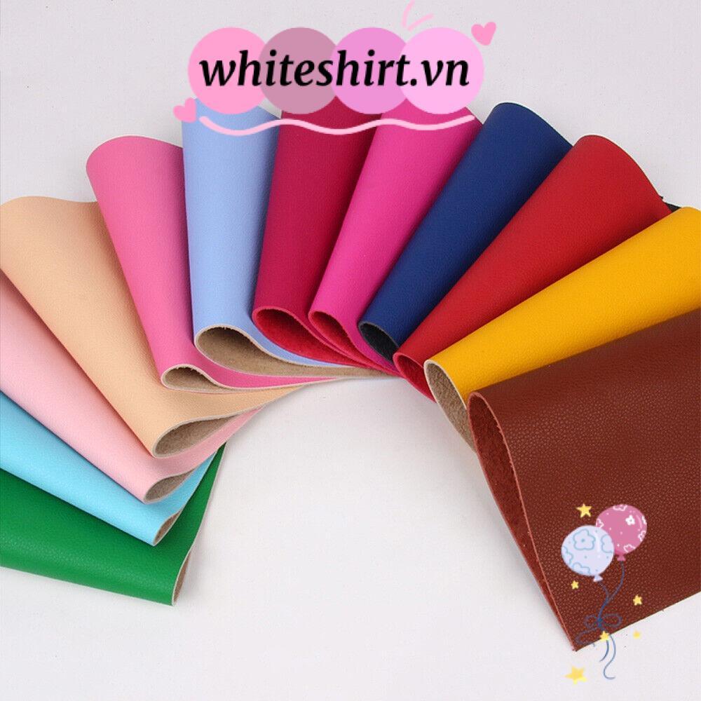 ÁO TRẮNG Da Bò Cứng, Tấm Vải 20 * 30CM Da Oxhide Thật, Găng Tay DIY Làm Ví Vải
