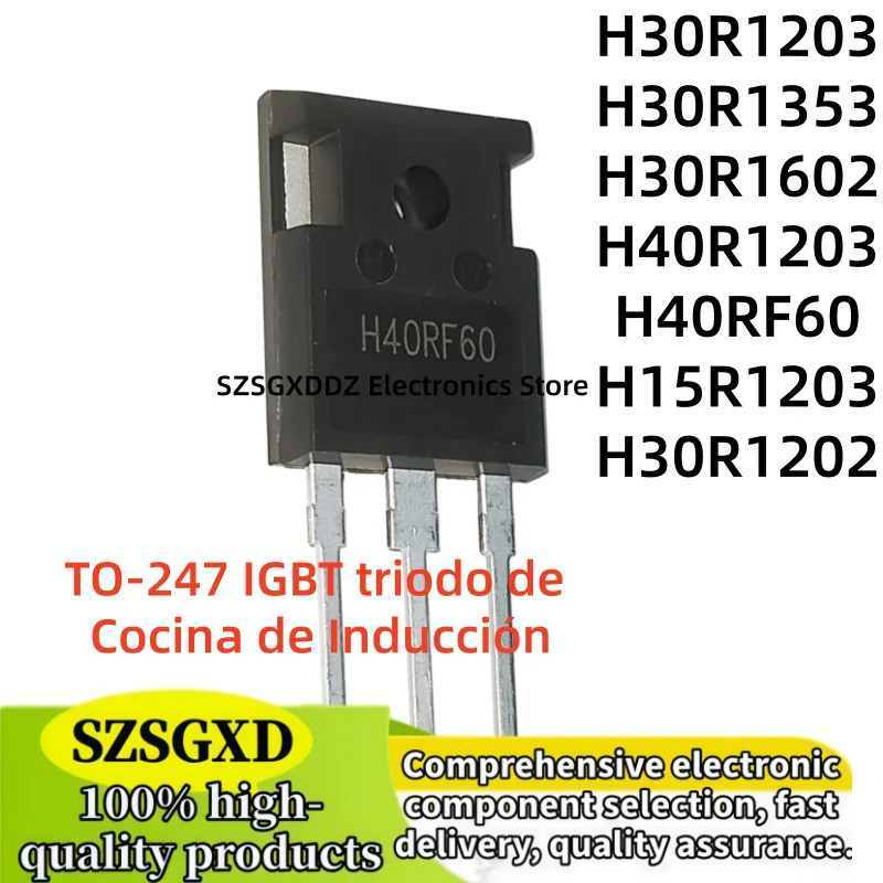 5 Chiếc H30R1602 H30R1203 H30R1203 H30R1353 H15R1203 H40R1203 IHW40N60RF H40RF60 TO-247 Hiệu Ứng Trư