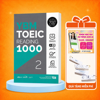 Sách - YBM Actual Toeic Tests RC 1000 - Vol 2 -  Kèm lời giải chi tiết (Gamma Books)