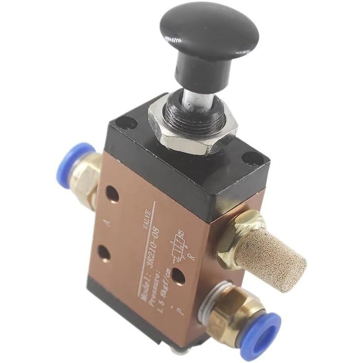 3R210-08 / 3R310-10 Van kéo đẩy bằng khí nén Van vận hành bằng tay 3 chiều 2 vị trí Van điều khiển b