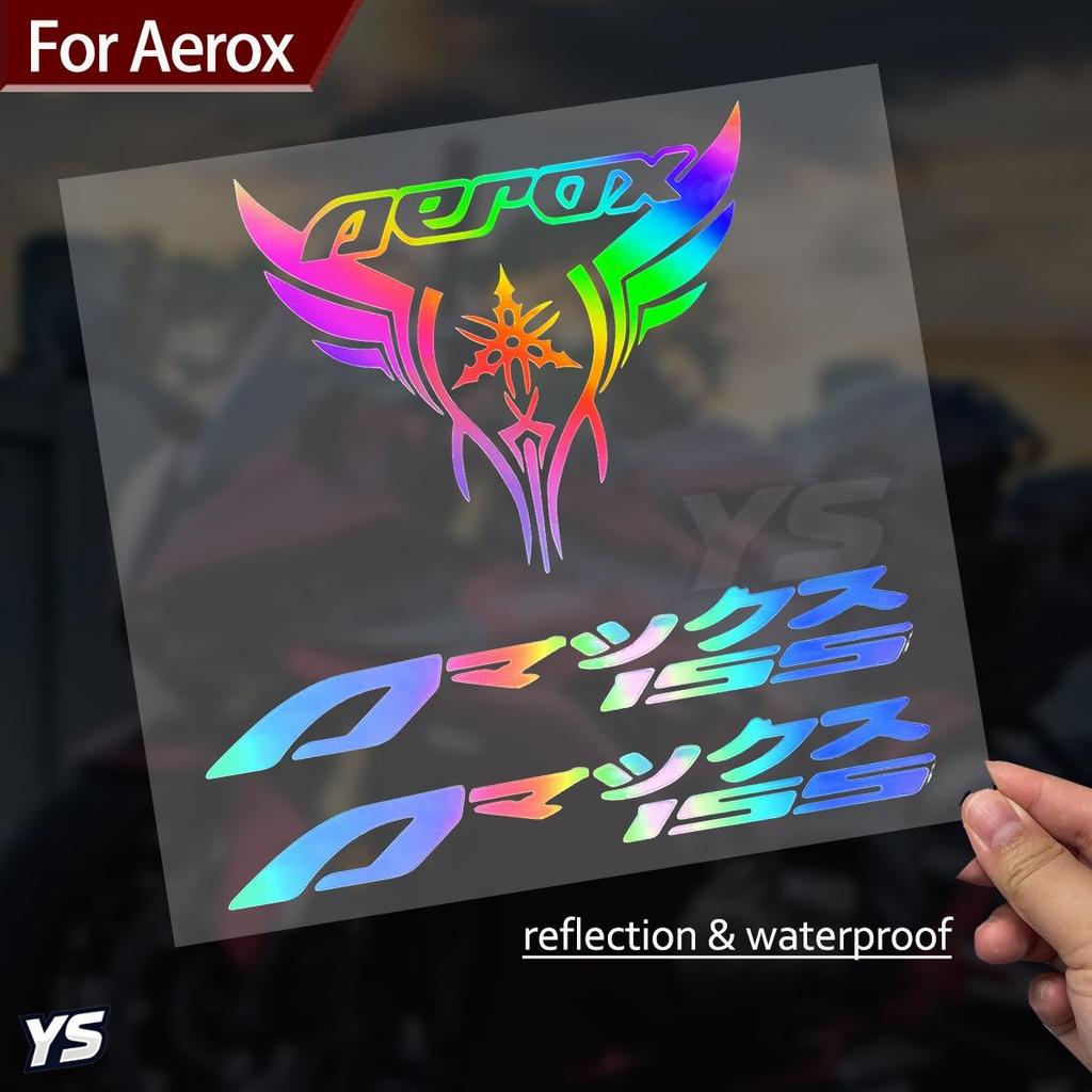 Aerox Turbo 155 / Aerox Alpha 155 / Mio Aerox 155 V1 / V2 Nhãn dán Vinyl tùy chỉnh Nhật Bản Đề can V
