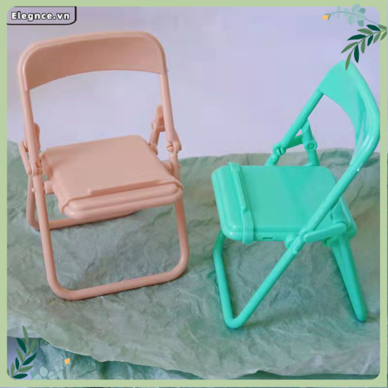 【Elevn】Ghế gấp để bàn kiêm giá đỡ điện thoại di động ghế đẩu trang trí xinh xắn | BigBuy360 - bigbuy360.vn