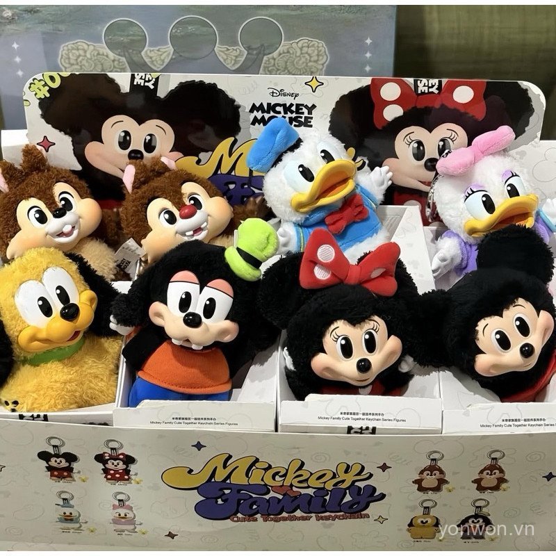 THẺ KIỂM TRA DISNEY GIA ĐÌNH POPMART MICKEY / BLINDBOX