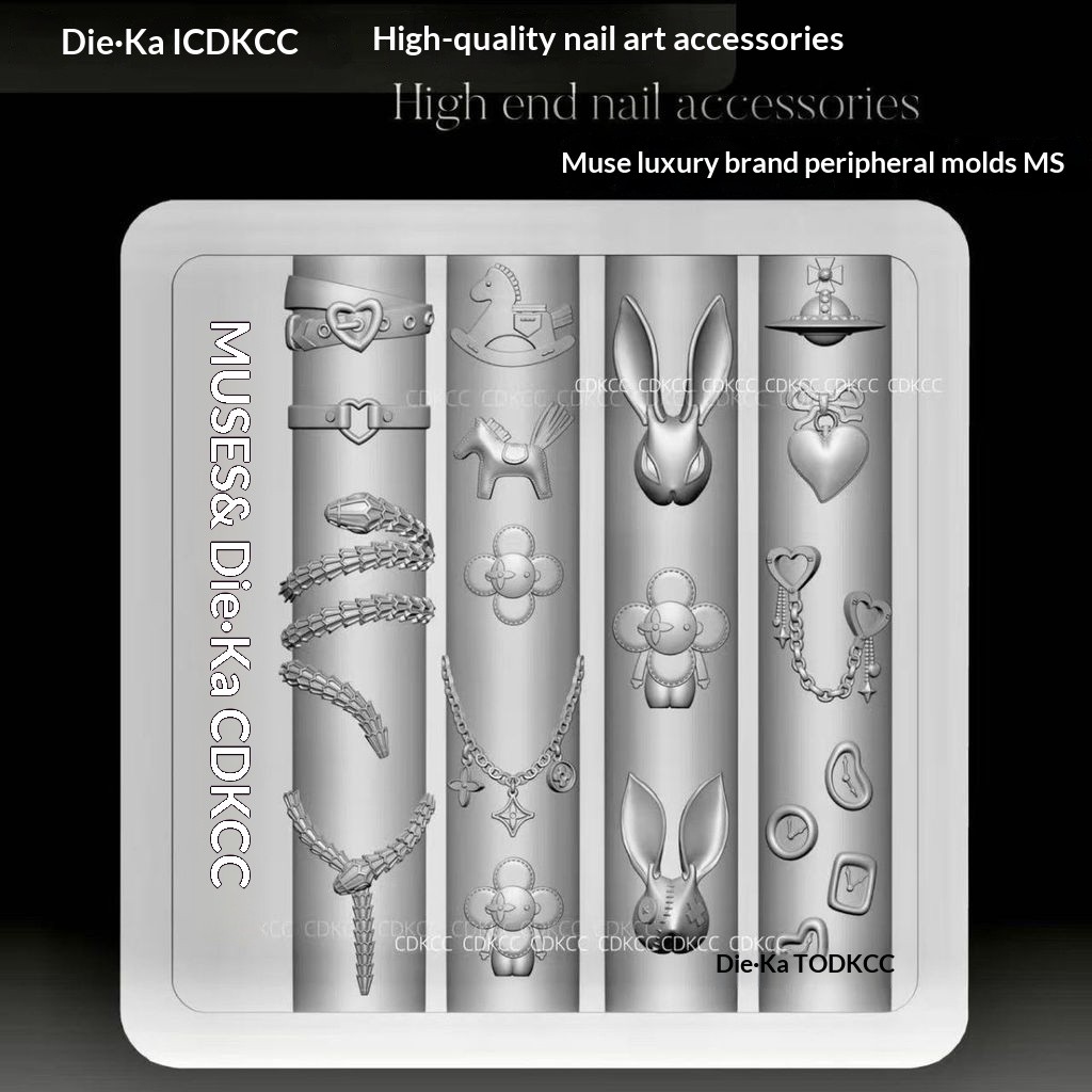 DK Butterfly Card Boutique Muse Thương hiệu cao cấp Khuôn ngoại vi MS & Hàng mới về Dụng cụ làm móng