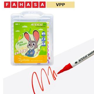 Hộp 24 Màu Marker Acrylic Zootopia - iiGEN YZ360027