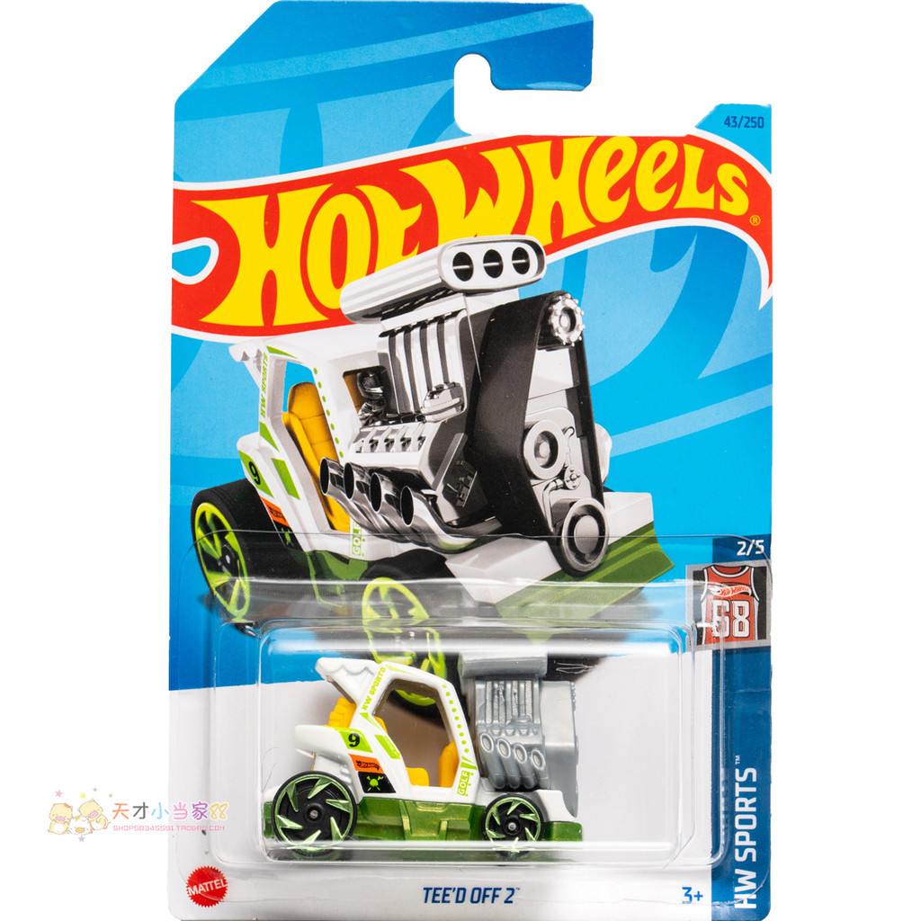 Không. 43 TEE 'D OFF 2 White Hot Wheels HW SPORT Series 23J