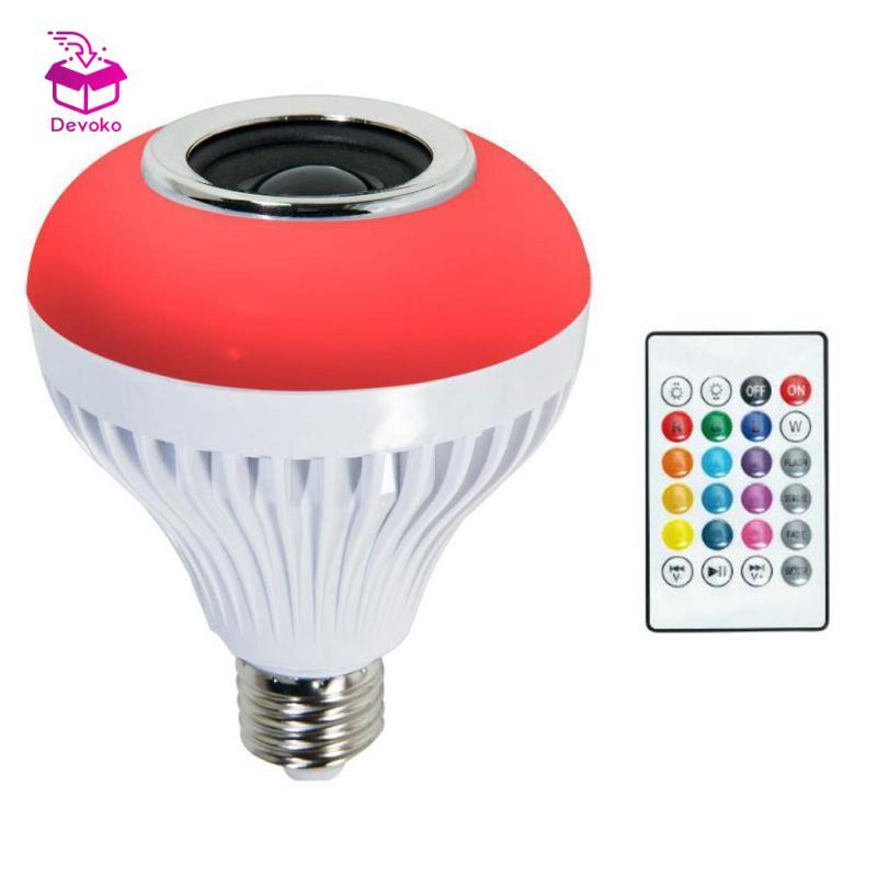 Bóng đèn LED thông minh Devoko Loa Bluetooth / 5-7W RGBW E27 Đổi đèn màu 01-E27-không ứng dụng