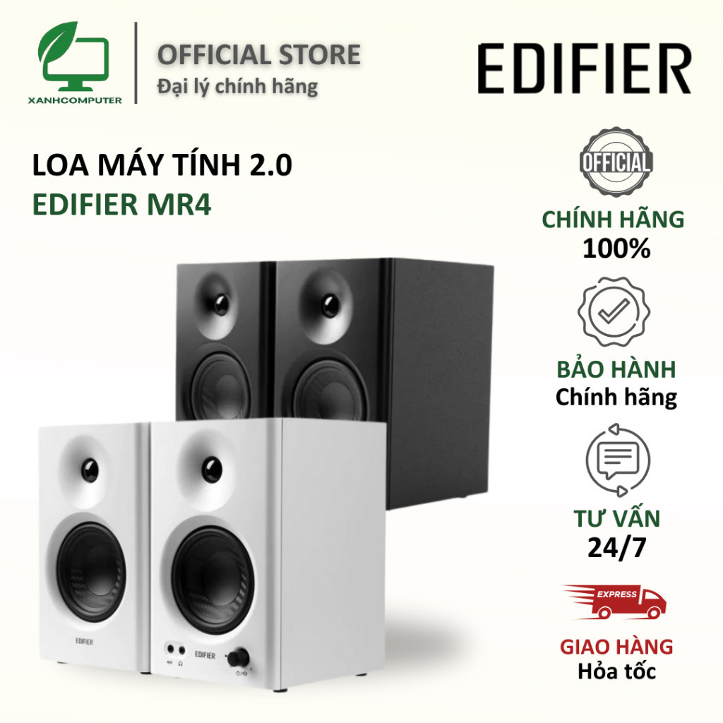 Loa máy tính 2.0 EDIFIER MR4 - Hàng chính hãng