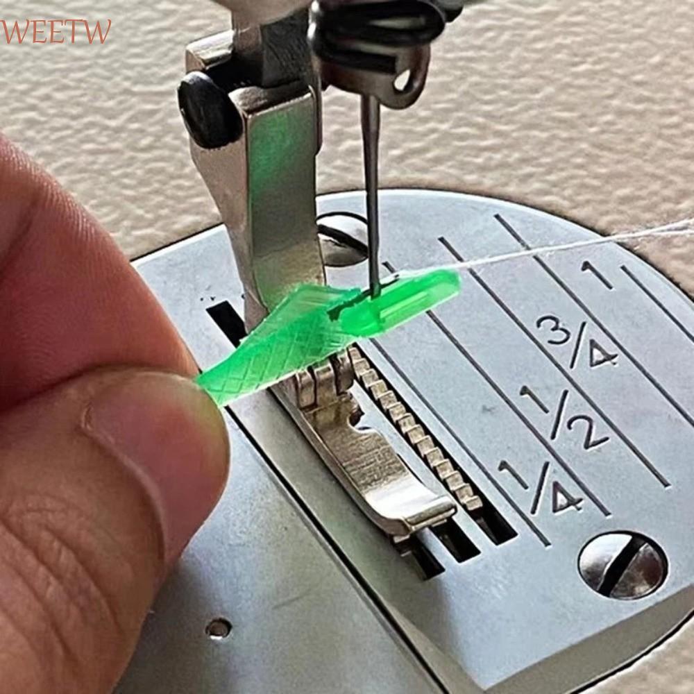 WEETW 10 CÁI May|Kim Threader, Nhựa DIY Mini Needle Threader, Di Động Loại Cá Hoạt Động Nhanh Móc Ti