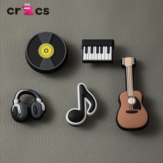 #Charm  Bản Ghi / Âm Nhạc / Đàn Guitar Hình Dép Dán Phụ Kiện Giày Dép Nút Dán Giày Thích Hợp Để Trang Trí Giày