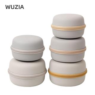 WUZIA Gối cổ loại U , Túi đựng cứng EVA, Dây kéo 2024 Cắm trại có thể gập lại Hộp gối xốp nhớ du lịch