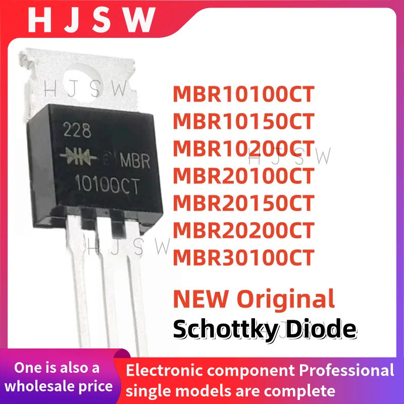 5 Chiếc MBR10100CT MBR10150CT MBR10200CT MBR20100CT MBR20150CT MBR20200CT MBR30100CT TO-220 Hiệu Ứng