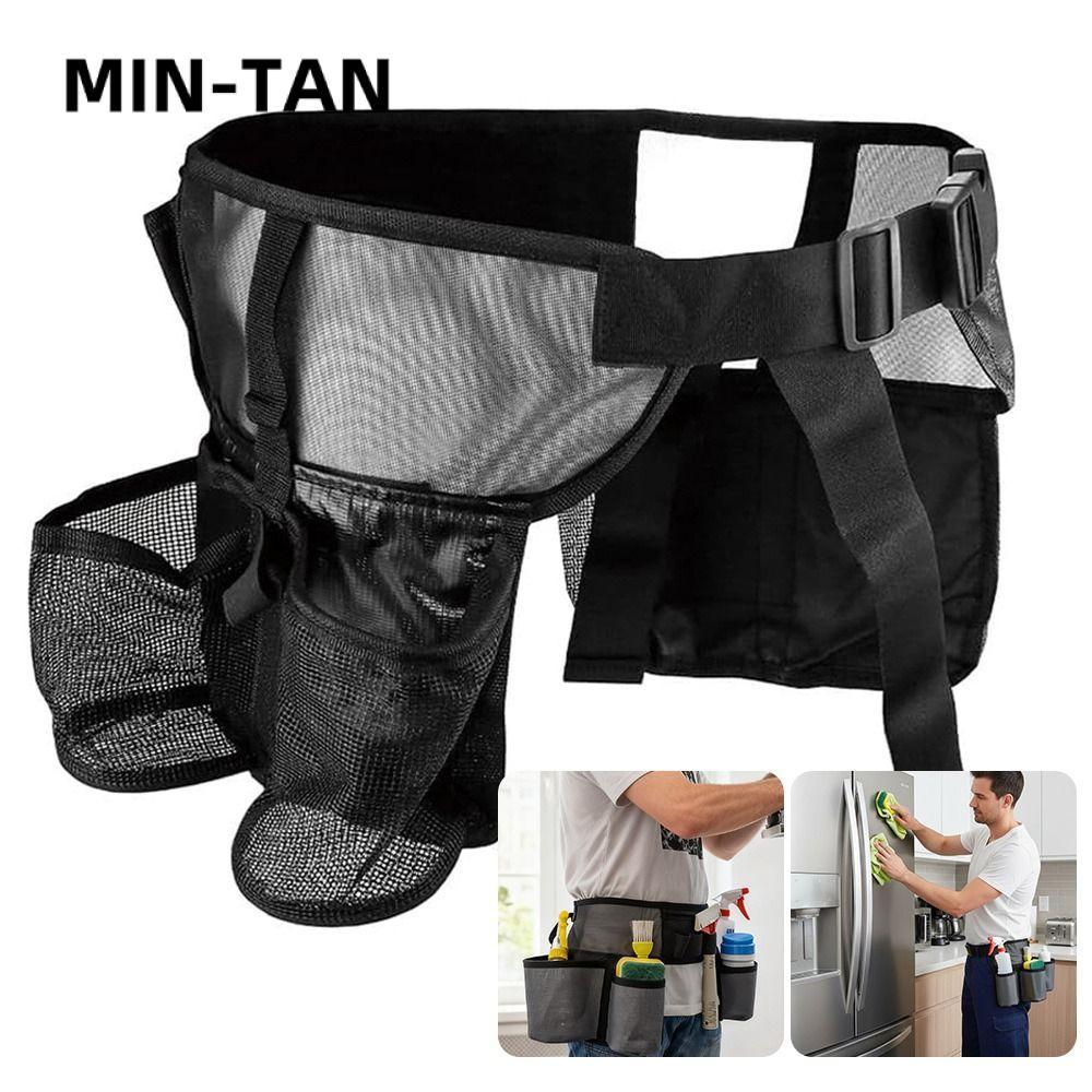 Tạp dề thắt lưng MIN-TAN, Tạp dề dụng cụ làm sạch đa năng đa năng, Túi đeo thắt lưng chống thấm nước chuyên nghiệp