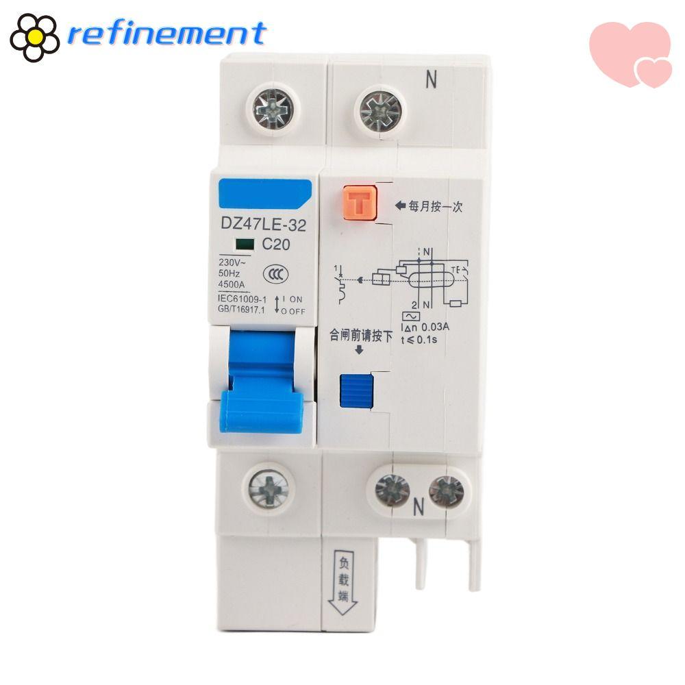Bộ ngắt mạch phản hồi, Bộ ngắt mạch bảo vệ 1P + N DZ47LE-32, RCCB 230V 16A / 20A / 32A DZ47LE-32 1P 