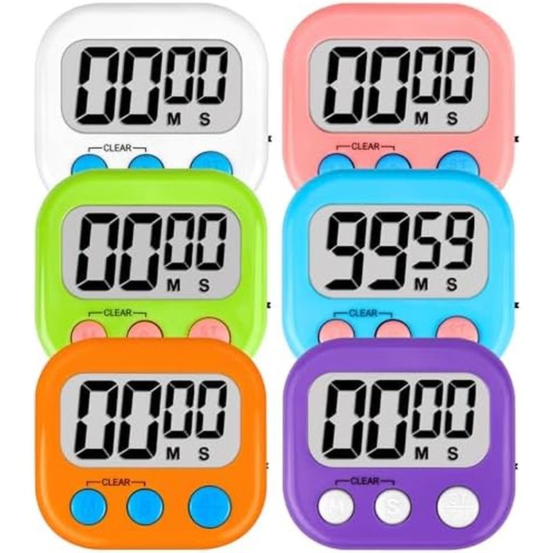 ZILLEEN Classroom Timers for Kids Classroom Magnetic Digital Kitchen Timers for Cooking Teachers Gym