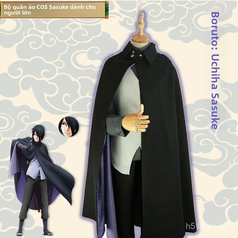 Naruto cos Phiên bản điện ảnh của Boruto: Sasuke cos Áo choàng kiểu Uchiha Sasuke cosplay