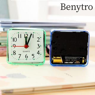Đồng hồ báo thức BENYTRO Đèn ngủ Phòng ngủ Đầu giường Văn phòng Chuông đôi vuông