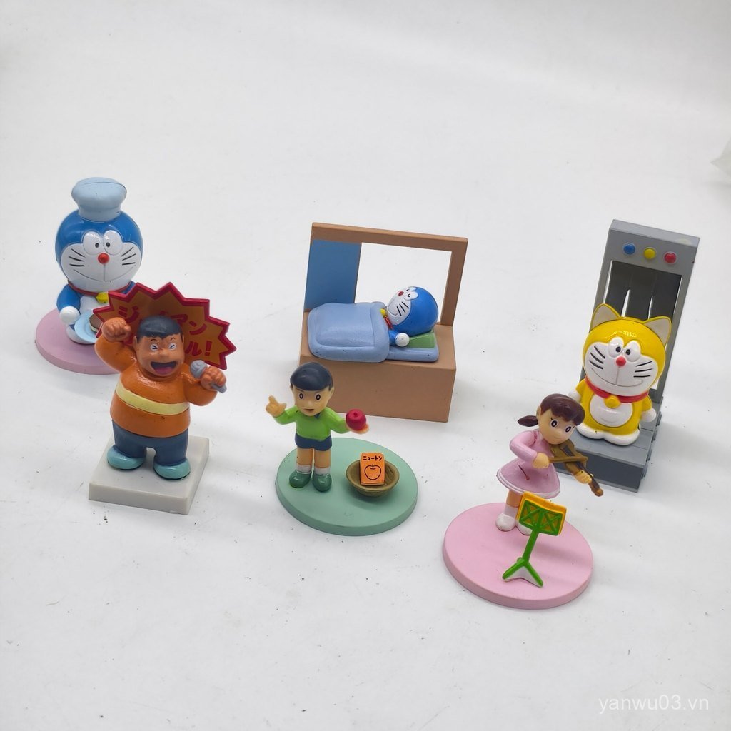 Bán chạy Out-of-Print Số lượng lớn Doremon Fat Tiger Nobita Fat Tiger Shizuka Trang trí cảnh Hàng cũ