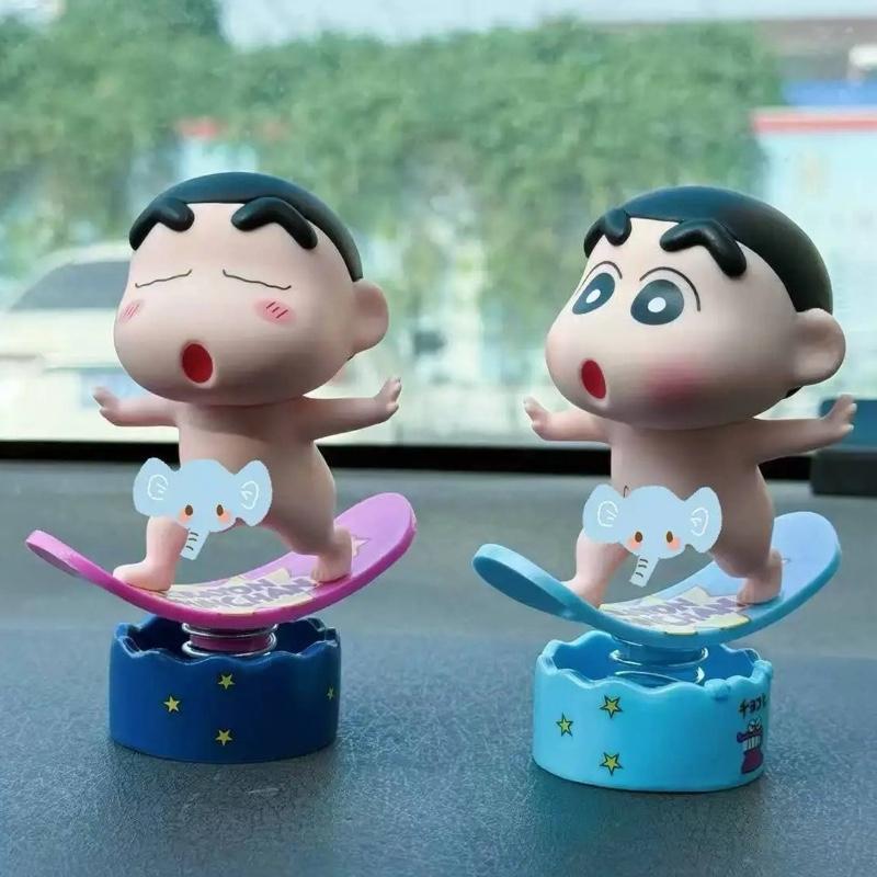 [Có đế dán xe - ko hộp] Mô hình Shin Lướt ván Có Đế 10CM,mô hình Shin, quà tặng, blindbox