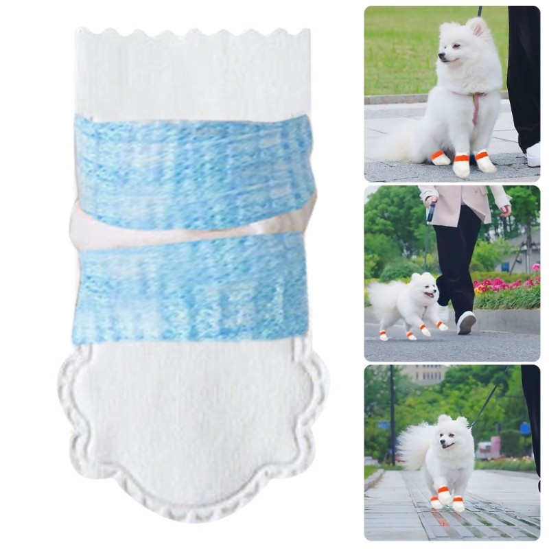 Yu Dùng Một Lần Cho Chó Booties Cho Chó Mèo 100 Chiếc Chống Thấm Nước Cho Thú Cưng Booties Paws Prot