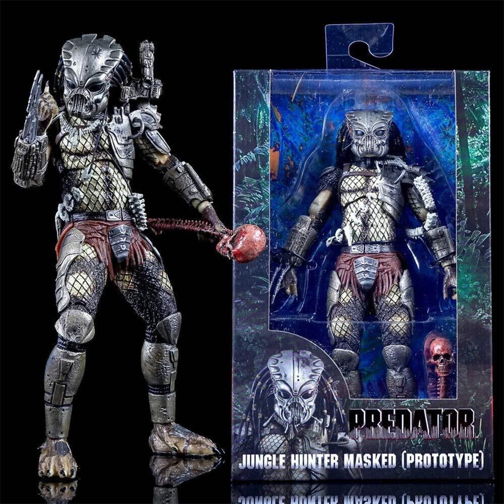 NECA Predator Jungle Hunter Masked Unmasked Predator Jungle Demon Predators Action Figure