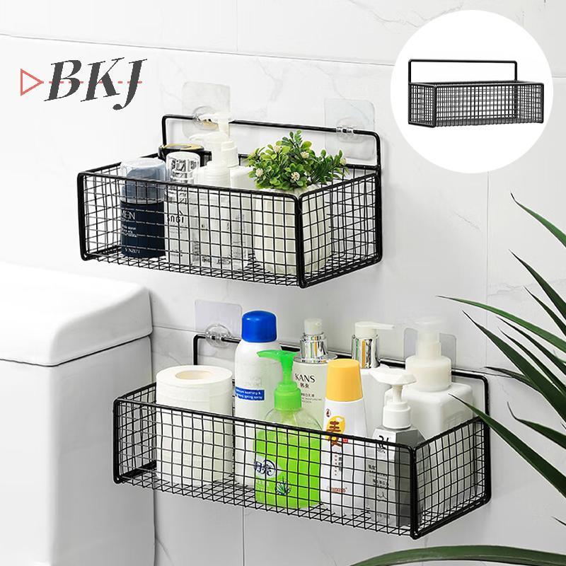 [KJ] Phòng khách Phòng ngủ Giá đựng đồ nhà bếp Phòng tắm Giá đựng đồ treo tường (Không cần khoan) [M