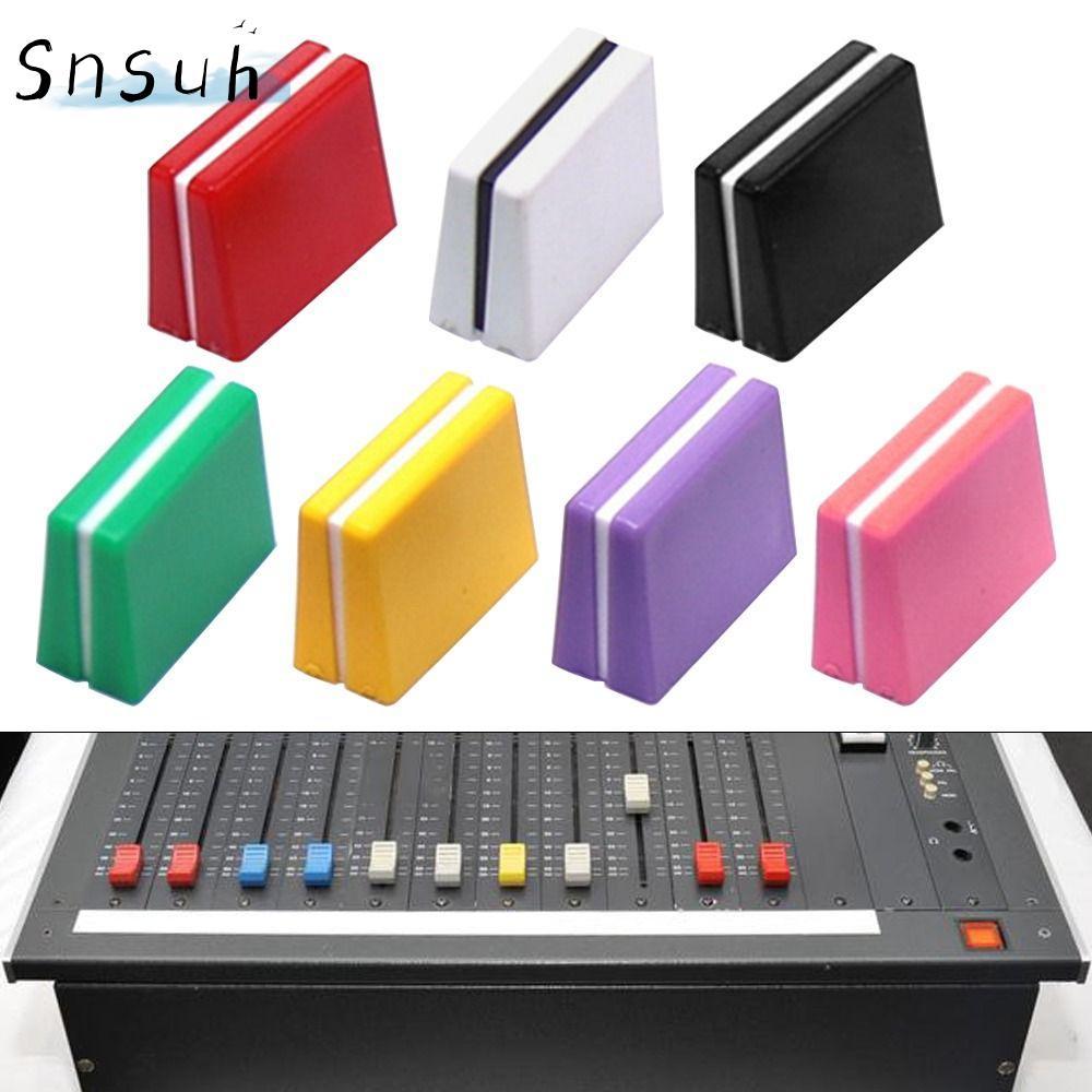 SNSUH 10 Chiếc Fader Cap Push-Pull Cap Mixer Equalizer Potentiometer Màu Fader Cap