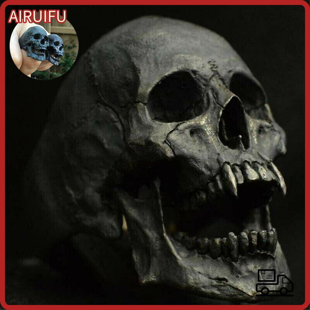 AIRUIFU Skull Nhẫn Warrior Rock Fashion Biker Gothic