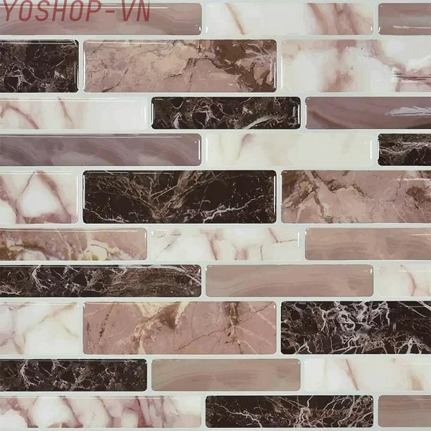 [Ysp]Removable Wall Floor Tile Stickers for Kitchen and Bathroom 10cm*10cm Pack of 10