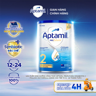 Sữa bột Aptamil Profutura Cesarbiotik New Zealand số 2 - Synbiotic đặc chế