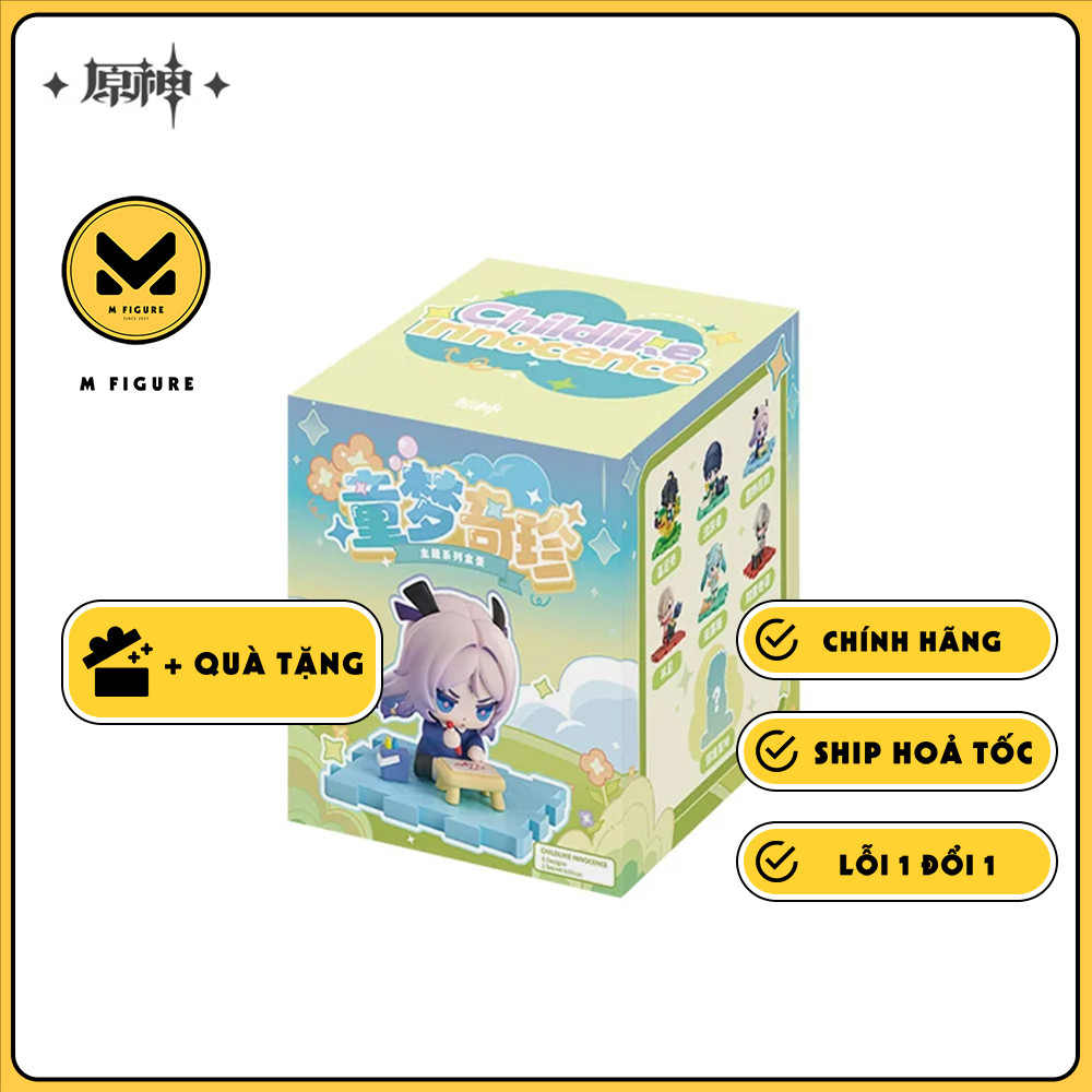 MÔ HÌNH Blind Box Genshin Impact - Childhood Treasures Series (miHoYo) BOX FIGURE CHÍNH HÃNG