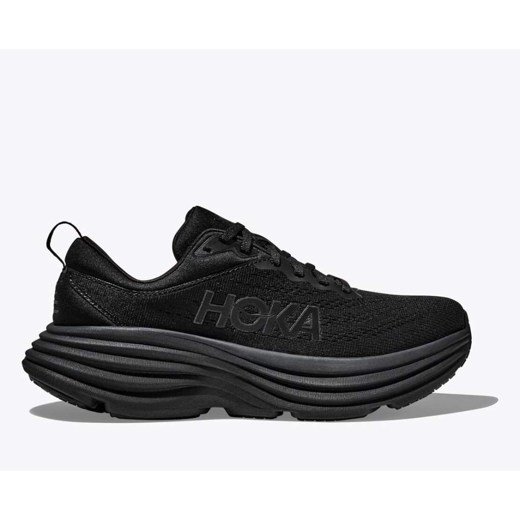 Giày chạy bộ nam Hoka Bondi 8 x-wide (4E), đen / đen NC14 M0AO